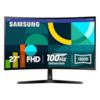 Moniteur 27   serie D Curved Full-HD,VA,100Hz,4MS (GTG),Narrow Border Design,Eye-Ca Noir