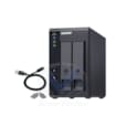 Boitier 2 baies sans disque (boitier nu) USB-C Pour disque 2,5" ou 3,5" SATA III TR-002