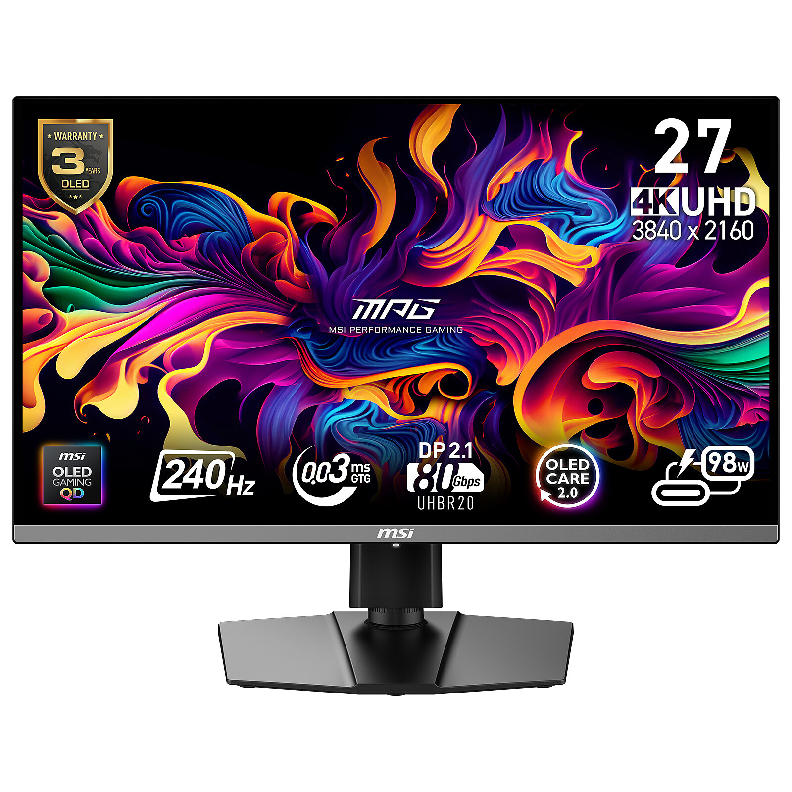 MSI MONITEUR MPG 272URX QD-OLED