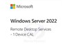 Windows Server 2022 Remote Desktop Services - 1 Device CAL DG7GMGF0D7HX:0006