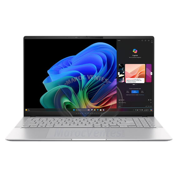 ASUS VIVOBOOK S15 S5507QA 15.6" OLED Qualcomm SNAPDRAGON 16Go 1To SSD W11H Silver 24M 90NB14Q2-M00120