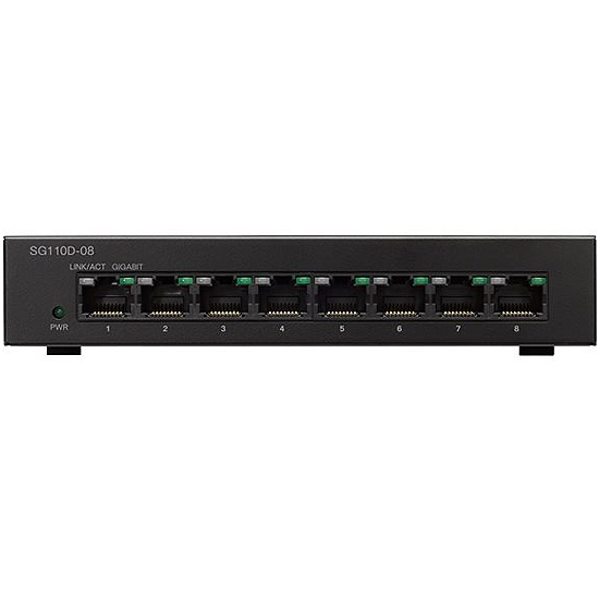Commutateur 8 Ports Gigabit Ethernet (10/100/1000) SG110D-08-EU